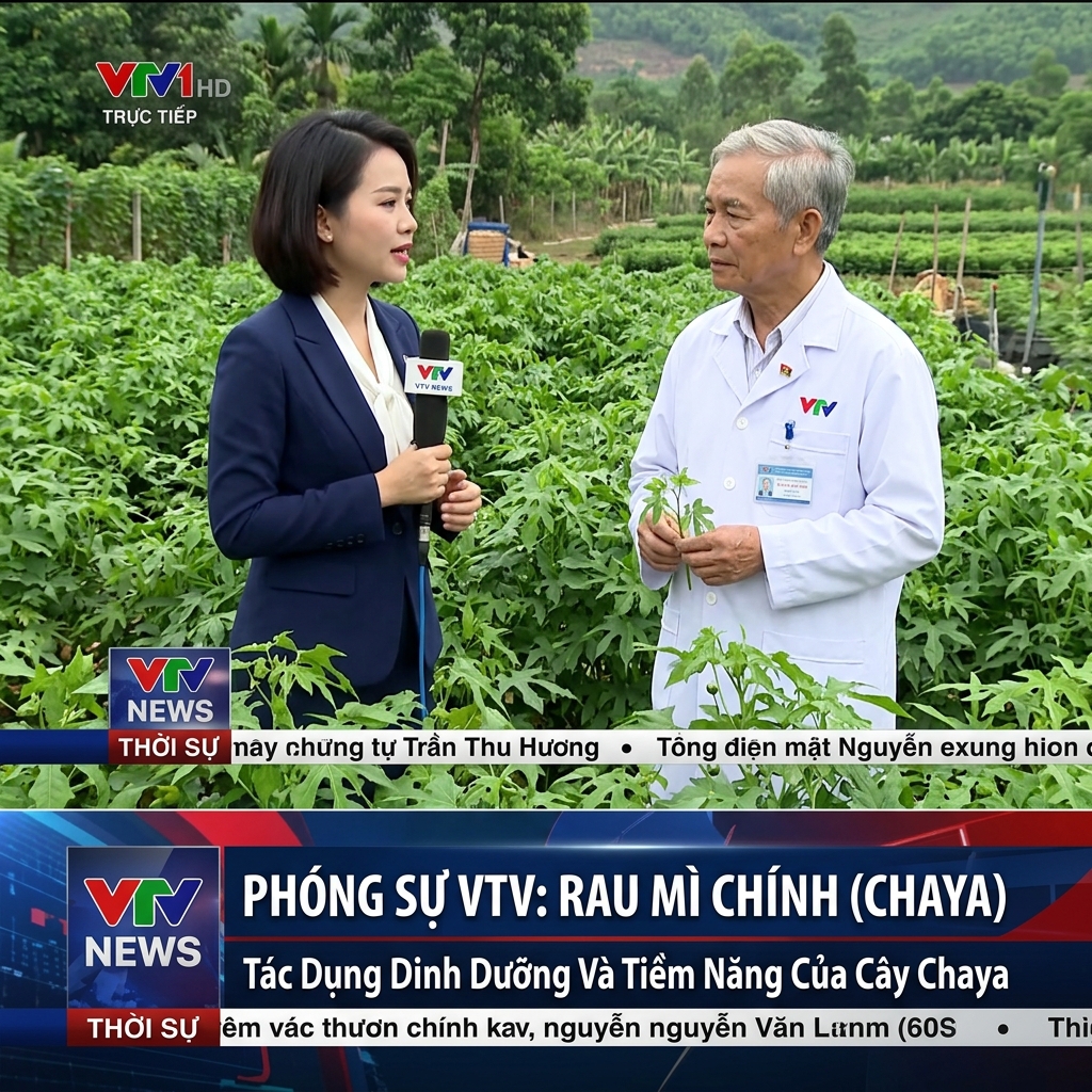 Phóng sự VTV về cây chaya